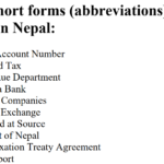 Full Form of Nepali Government Terms