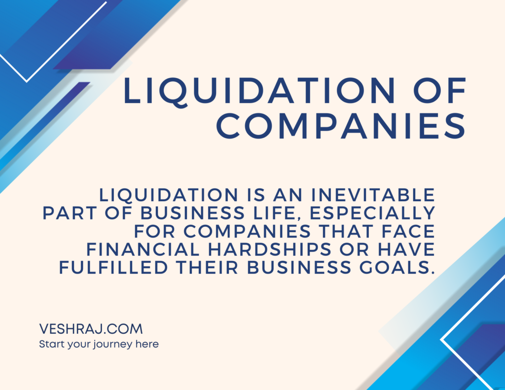 Liquidation of Companies: A Comprehensive Guide